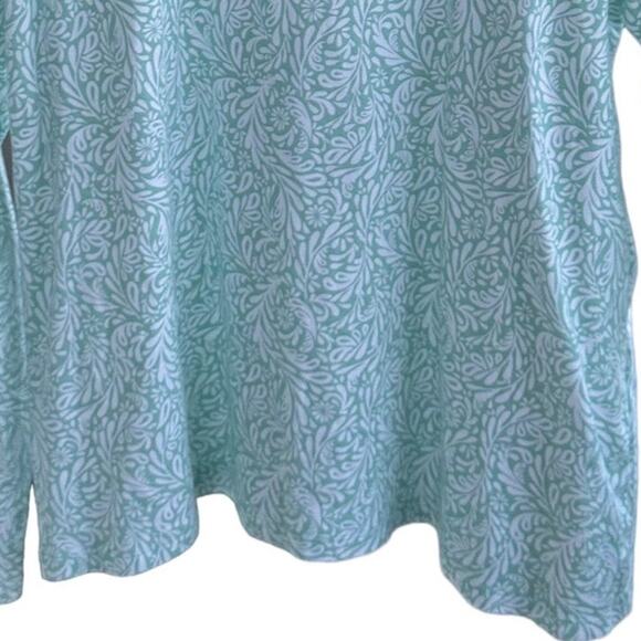 Croft & Barrow 100% Cotton Shirt High Neck Stretch Lightweight Top Size XXL - Picture 5 of 9